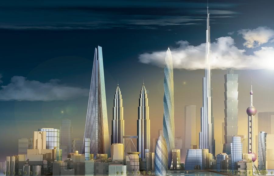 Questi sono i 10 edifici più alti del mondo edifici più alti