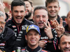 Nuovo trionfo dell’Aprilia, domina Bezzecchi che va in testa al Mondiale