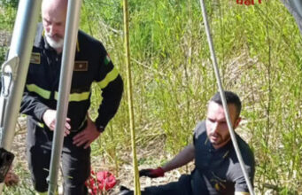 Salvata dai Vigili del Fuoco la donna caduta in un pozzo a Roma, trasportata in ospedale