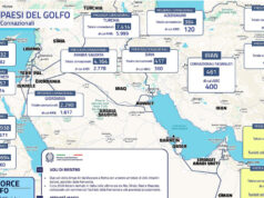 La mappa degli italiani nel Golfo