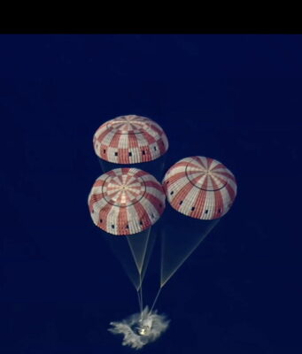 La capsula Orion è ammarata, missione compiuta per Artemis II