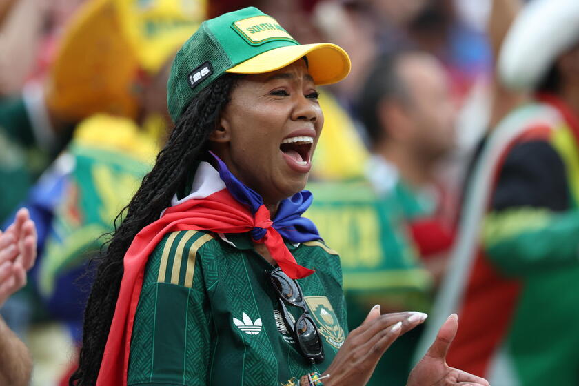 Sudafrica-Canada, l'entusiasmo dei tifosi