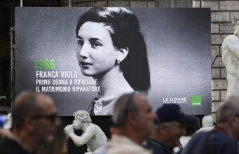 ‘Le donne della Repubblica’, le immagini proiettate in Piazza Navona