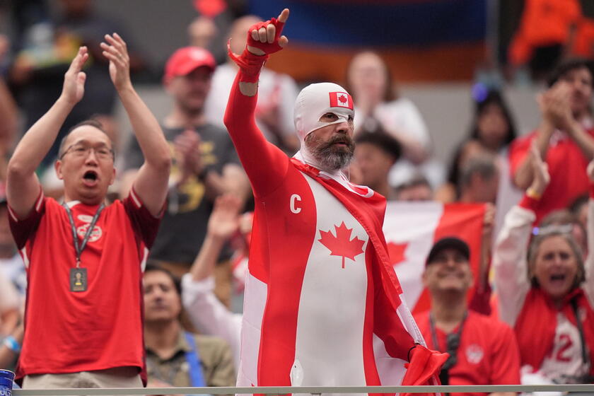 Sudafrica-Canada, l'entusiasmo dei tifosi