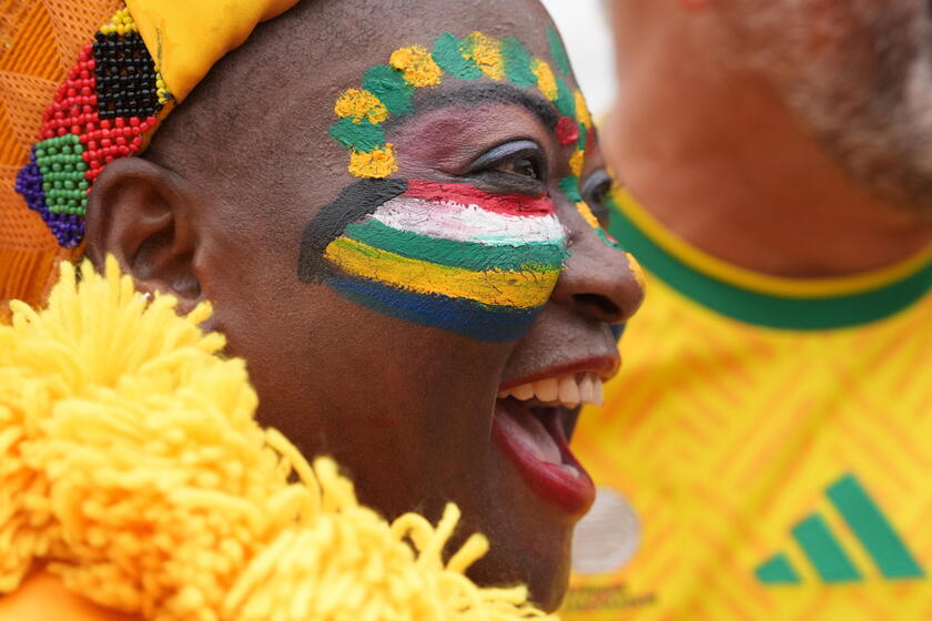 Sudafrica-Canada, l'entusiasmo dei tifosi