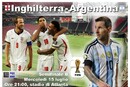 Mondiali: in campo Inghilterra-Argentina 0-0 DIRETTA