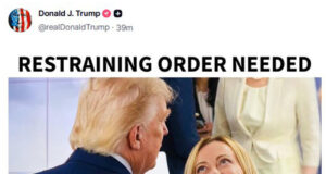 Trump posta meme con Meloni, ‘necessaria ordinanza restrittiva’
